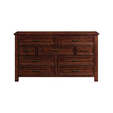 Damen 9-Drawer Dresser In Rich Cherry