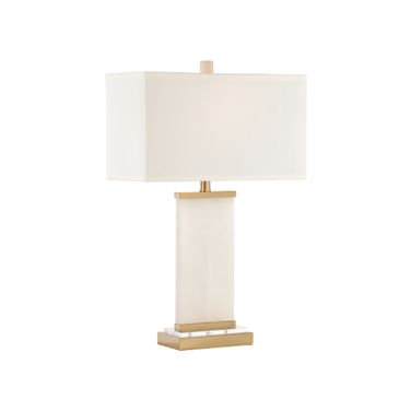 Damon Lamp In White and Cream