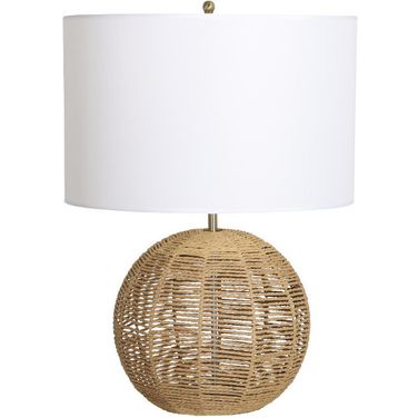 Dana Rattan One Light Table Lamp In Natural
