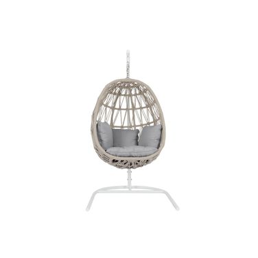 Dana Rope Hanging Club Chair in Canvas Granite