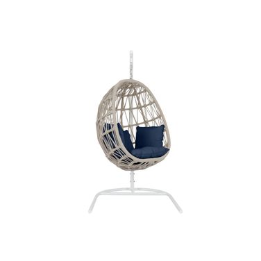 Dana Rope Hanging Club Chair in Spectrum Indigo