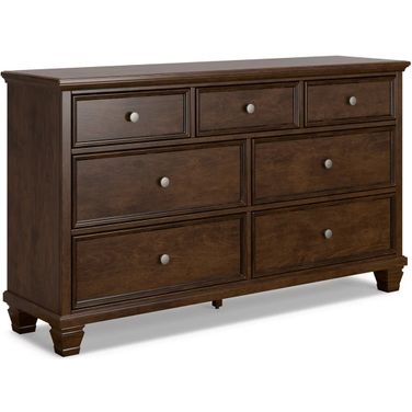 Danabrin Brown Dresser