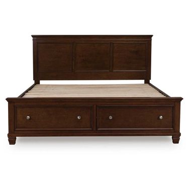 Danabrin Queen Panel Storage Bed In Brown