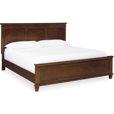 Danabrin Rich Brown Cherry King Panel Bed