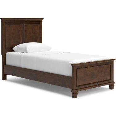 Danabrin Rich Brown Cherry Twin Panel Bed