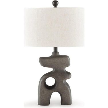Danacy Table Lamp In Distressed Black