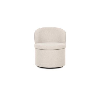 Dane Swivel Dining Chair In Oatmeal