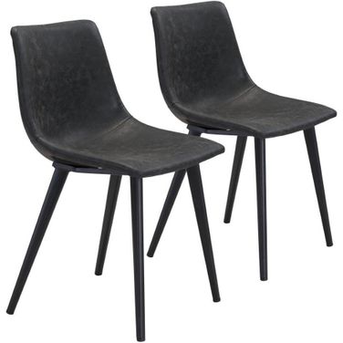 Daniel Dining Chair Set of 2 In Vintage Black