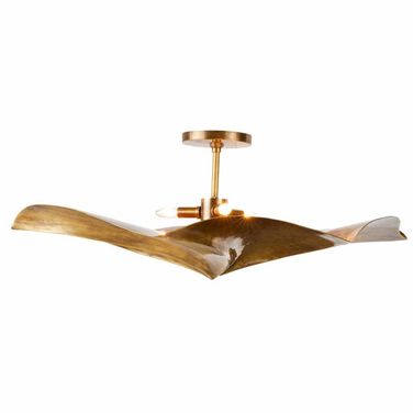Daniella Flush Mount In Vintage Brass