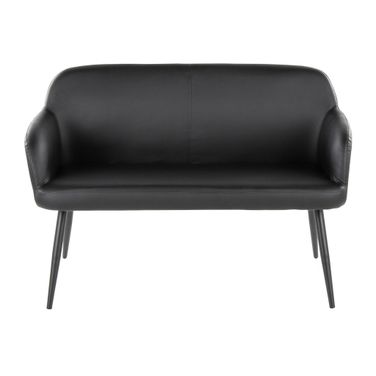 Daniella High Back Bench In Black