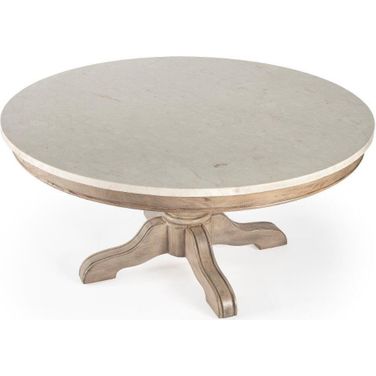 Danielle Marble Coffee Table In Beige