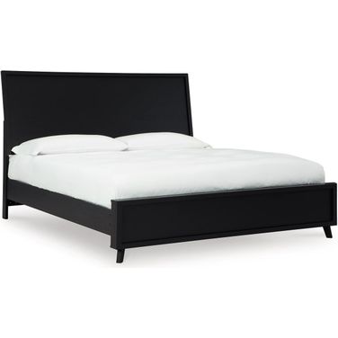 Danziar Queen Panel Bed In Black