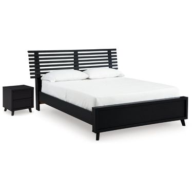 Danziar Youth Slat Bedroom Set In Black