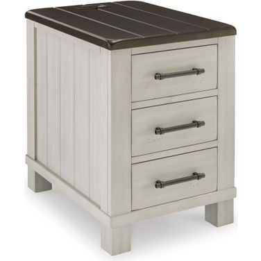 Darborn Gray/Brown Chairside End Table