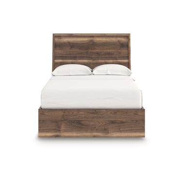 Darcalli Full Panel Bed with Storage In Brown
