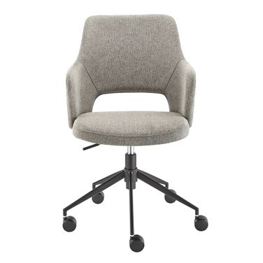 Darcie Office Chair In Light Charcoal