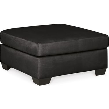 Darcy Ottoman In Black