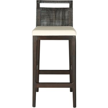 Darin Black and White Bar Stool