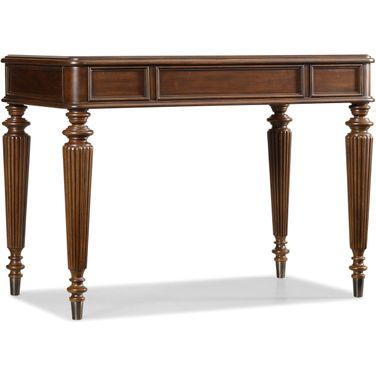 5085-10 Dark Wood 42 Inch 3 Drawer Leg Desk