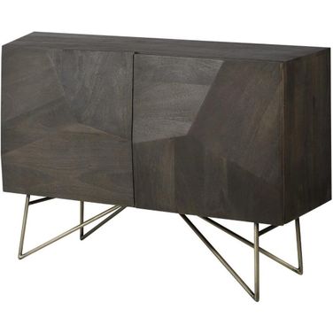 Darwin Dark Brown Wooden 2 Door Cabinet