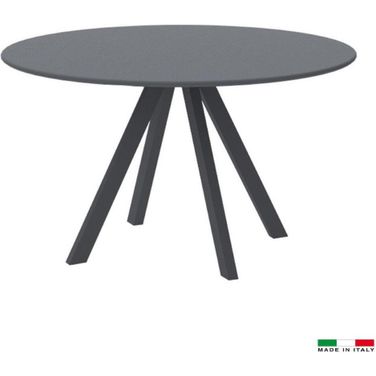 Dasy Round Dining Table In Grey Dasy RD DT 51 GRY