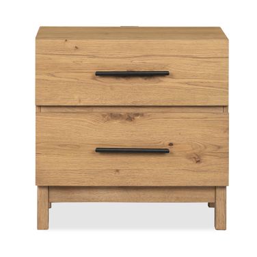 Davenport Drawer Nightstand In Rustic Caramel