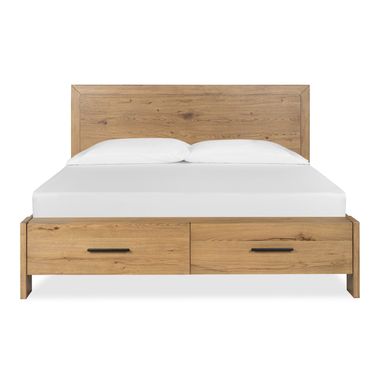 Davenport King Panel Storage Bed In Rustic Caramel