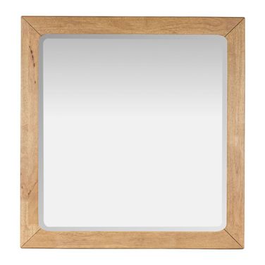 Davenport Portrait Mirror In Rustic Caramel