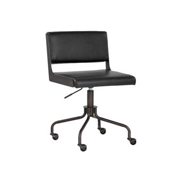 Davis Office Chair In Dark Bronze and Onyx
