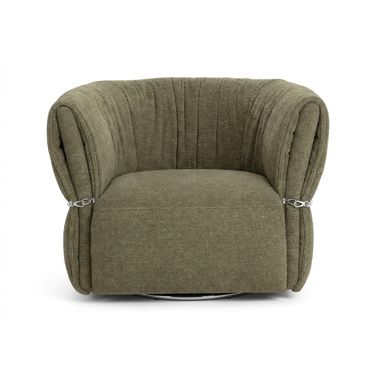 Davisville Swivel Armchair In Colorado Eucalyptus