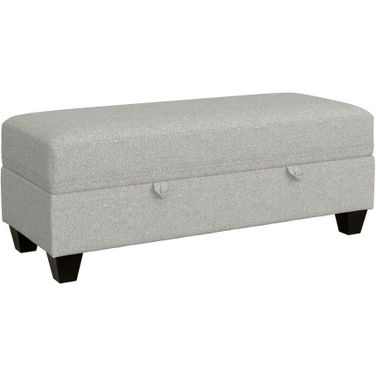 Dawson Storage Ottoman In Gray