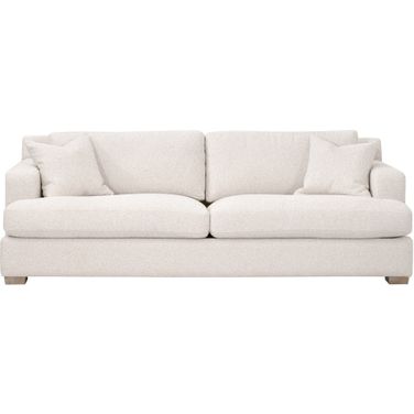 Stitch and Hand Dean 92 Inch California Casual Sofa In Linen and Natural Gray