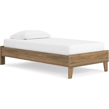 Deanlow Twin Platform Bed In Honey