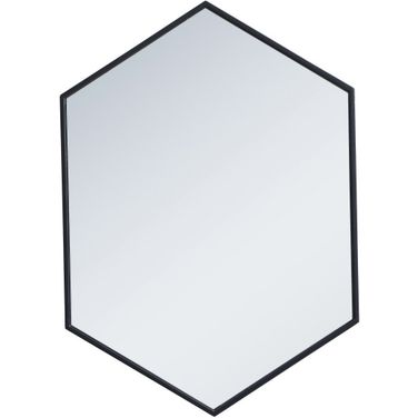 Decker Black Hexogon Mirror MR4424BK