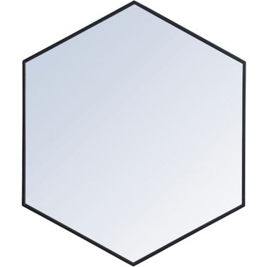 Decker Black Hexogon Mirror MR4538BK