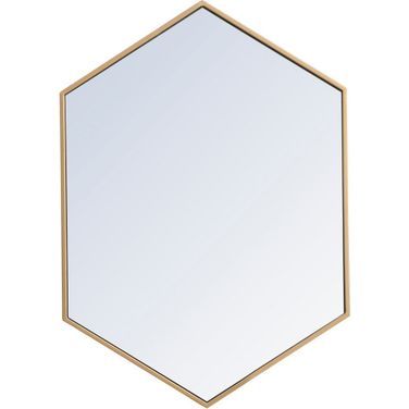 Decker Brass Hexogon Mirror MR4424BR