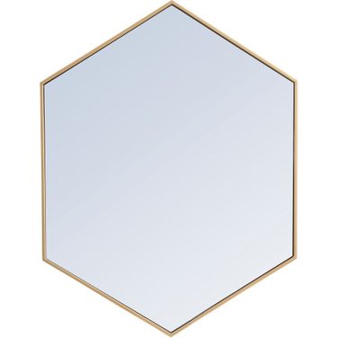 Decker Brass Hexogon Mirror MR4430BR