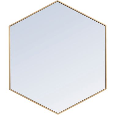 Decker Brass Hexogon Mirror MR4541BR