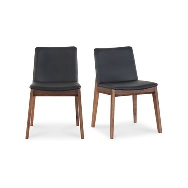 Deco Ebony Dining Chairs Set of 2
