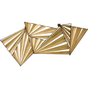 Deco Wall Decor In Brass