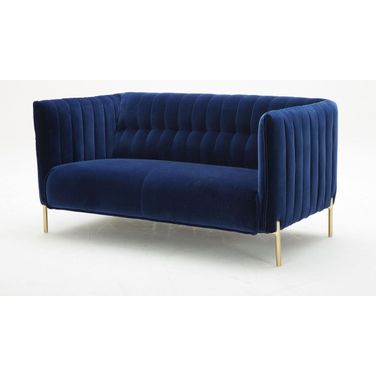 Deco Blue Loveseat