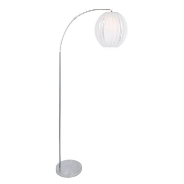 Deion Arc Lamps In Brushed Nickel