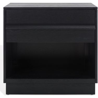 Deirdra 1 Drawer Nightstand In Black