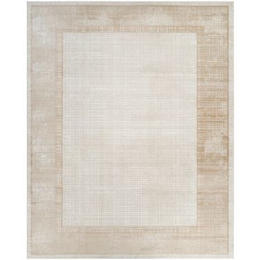 Dekor Modern 7'10" x 9'10" Modern Indoor Rug In Ivory Beige
