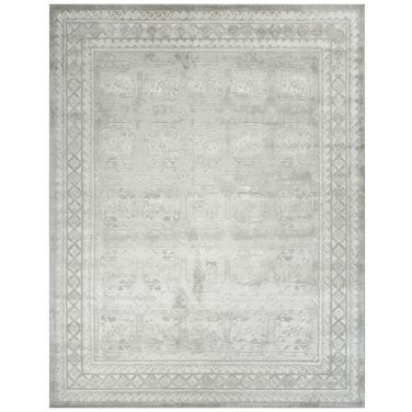 Dekor Vintage 7'10" x 9'10" Vintage Indoor Rug In Grey