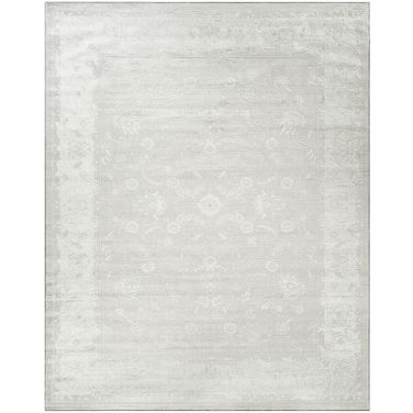 Dekor Vintage 7'10" x 9'10" Vintage Indoor Rug In Light Grey