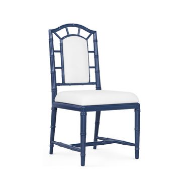 Delia Side Chair Set of 2 In Midnight Blue