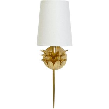 Delilah Gold Leaf One Arm Sconce