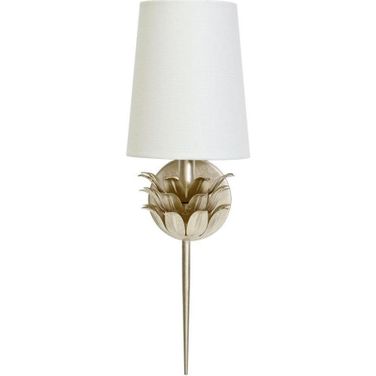 Delilah Silver Leaf One Arm Sconce