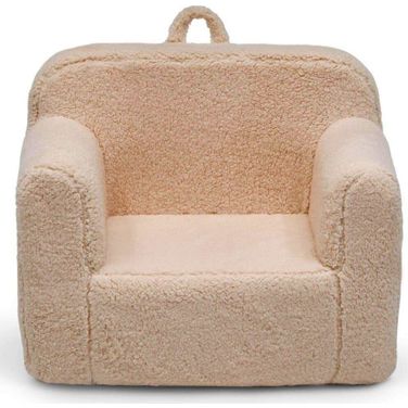 Cozee Sherpa Chair For Kids For Ages 18 Months and Up In Cream